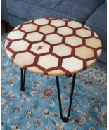 Epoxy coffee table with wireless charger - redLava design - $500.00