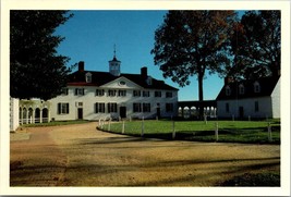 George Washington&#39;s Mount Vernon West Front of Mansion Vintage Postcard - $9.40