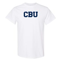 AS01 - California Baptist University Lancers Basic Block T Shirt - Small... - £18.87 GBP