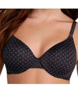 Warners This Is Not A Bra Underwire T-Shirt Bra 38D NWT 01593 Gunmetal G... - $542.52 MXN