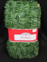 50&#39; Non-Lit Christmas Soft Pine Garland Inside Outside Flame Retardant H... - £31.35 GBP