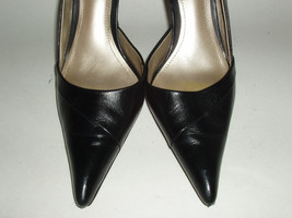 ALDO Black Leather Stiletto High Heel Shoes - Euro 38 US 7B - $35.75