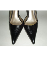 ALDO Black Leather Stiletto High Heel Shoes - Euro 38 US 7B - £27.96 GBP