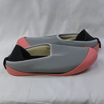 Mahabis Summer Mesh Gray and Pink Slippers Women Size 8.5 SU 150102 - £19.14 GBP