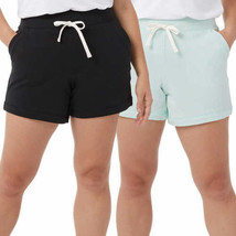 32 DEGREES Womens Short, 2-pack Color Black/Soothing Sea Size S - £25.11 GBP