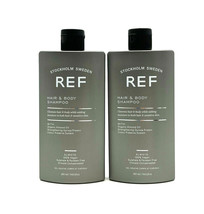 REF Stockholm Sweden Hair &amp; Body Shampoo 2-IN-1 100% Vegan 9.63 oz-2 Pack - £35.82 GBP
