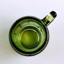 Miniature Green Glass Barrel Mug Keepsake Toothpick Jewelry Holder image 5