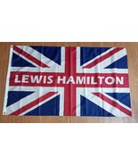Lewis Hamilton on British Flag 3ft*5ft 90*150cm - $18.00