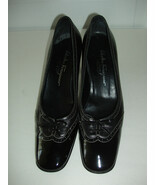 Salvatore Ferragamo Boutique Black Patent Leather Oxford High Heel Shoes... - $36.75