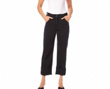 Fifteen Twenty Clara Cuffed Straight Leg Jeans Black - $99.00