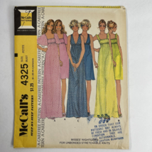 Vtg McCalls Pattern Misses Sun Dress Halter Nightgown Sz Petite Cut 4325 - $19.99