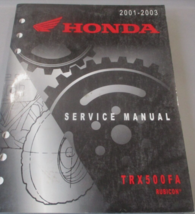 2001 2002 2003 Honda Trx500fa/Fga Four Trax Service Workshop Repair Manual-
s... - £63.02 GBP