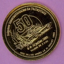 1988 Salaberry de Valleyfield Quebec Trade Dollar 50 Years Int Boat Racing AuP - £8.57 GBP