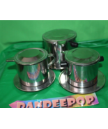 Vietnamese Coffee Set Hand Brewed Aluminum Drip Press Maker - £23.35 GBP