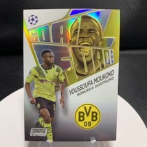 2022 -23 Stadium Club Chrome Glimpses of Gold - YOUSSOUFA MOUKOKO - Dortmund - £1.17 GBP