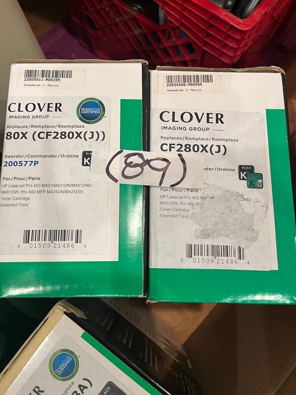 High Yield CF280X 80X Toner Cartridge for HP LaserJet Pro 400 M401dn M425dn