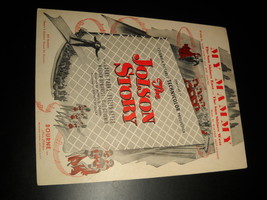 Sheet music my mammy the jolson story 1921 bourne music 01 thumb200