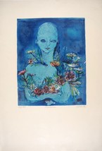 Claire ZANETTI s/n Lithography Floraison 1975 - £24.36 GBP