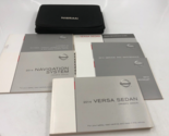 2014 Nissan Versa Sedan Owners Manual Set with Case OEM N04B33054 - £35.95 GBP