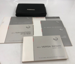 2014 Nissan Versa Sedan Owners Manual Set with Case OEM N04B33054 - £35.96 GBP