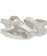 ECCO Women&#39;s Flash Flat Sandal White Wild Dove Size 9-9.5 US 40 EUR - £55.84 GBP