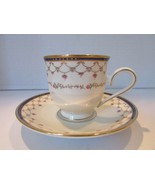 LENOX BONE CHINA AMERICAN HOME COLLECTION TERRACE ROSE FOOTED CUP AND SA... - $20.30 CAD