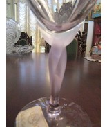 Spring Mist Pink STEM by LENOX 8&quot; WINE FINE CRYSTAL GOBLET NEW WITH LABEL - £19.46 GBP