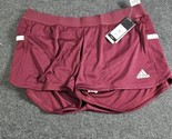 Adidas Womens shorts T19 SHO W  12VJW msrp-$30  XL Running Lined NWTS - $15.32