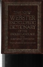 VINTAGE New Webster Encyclopedic Dictionary of the English Language 1980 - $22.24