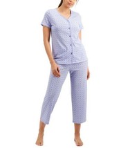 allbrand365 designer Womens Printed Cotton Pajama Top Only,1-Piece, X-Small - £27.19 GBP