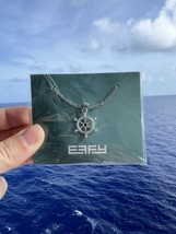 Effy Necklace With Captain’s Ship Wheel Chain 18” Necklace - Brand New! - £5.42 GBP