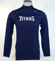 Nike Dri Fit NFL Tennessee Titans Hyperwarm Fitted Long Sleeve Shirt Men&#39;s M NWT - £55.23 GBP