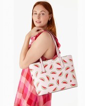 NWB Kate Spade Marlee Pink Watermelon Party Tote KB677 $359 Retail Dust Bag FS - £122.26 GBP