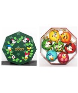 Disney 2007 Christmas Ball Ornaments Donald Mickey Goofy Pluto Retired S... - $893.11 MXN