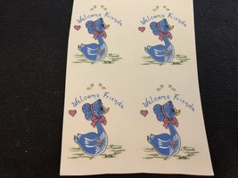 M46 - Ceramic Waterslide Decal - 6 Welcome Goose - 1.75&quot; - $28.55 MXN