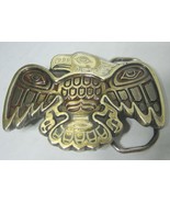 Great American Buckle Co 1983 Eagle Solid Brass 2 3/4&quot; Wide - £15.13 GBP