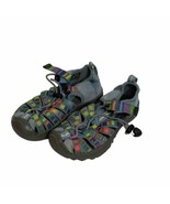 Keen Girls Whisper Raya Fusion Stripe  Waterproof Outdoor Hike Sandals S... - £11.21 GBP