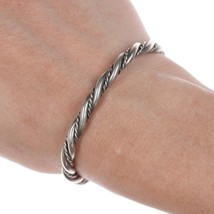 6&quot; Vintage Navajo twisted wire bracelet - £73.53 GBP