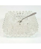 Antique Salt Cellar Square Points w Sterling Spoon Estate Find - €16,84 EUR