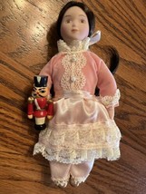 Pleasant Company American Girl Samantha&#39;s Porcelain Doll Clara w/ Nutcracker - $54.45