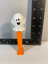 Halloween Ghost Pez Dispenser-White/Orange Cute Kitschy Boo - $4.95
