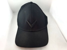 Black On Black Callaway Hat Cap 6 Panel Adjustable Golf Attire - £12.73 GBP