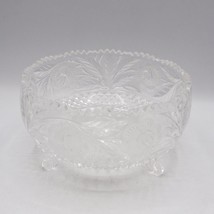 Clear Glass Footed Fruit Bowl - £27.23 GBP