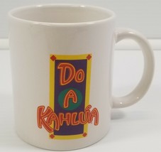 I) Do a Kahlua Rum Liquer Coffee Tea Advertising Mug Drinking Glass - £3.86 GBP