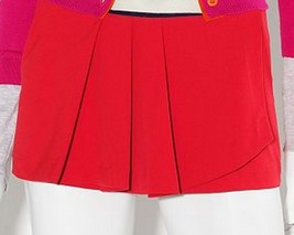 Princess Vera Wang Juniors 0 9 Cherry Red Mini Skirt Skort Short - £15.62 GBP