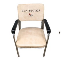 Original Vintage RCA Victor Advertising Dealer&#39;s Studio Chromcraft Chair... - $11,372.55 MXN