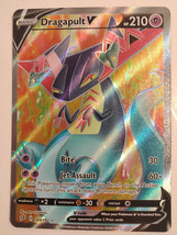 Pokemon TCG Dragapult V 183/192 Rebel Clash Full Art Ultra Rare NM - £8.23 GBP