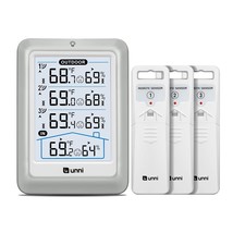 Indoor Outdoor Thermometer Wireless 4.5 Inch Display Digital Hygrometer ... - $56.94