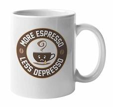 Make Your Mark Design More Espresso Less Depresso Clever Coffee &amp; Tea Mu... - £15.81 GBP+