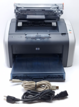 HP LaserJet 1012 Workgroup Laser Printer w/Cables + NEW INK - TESTED - $55.34